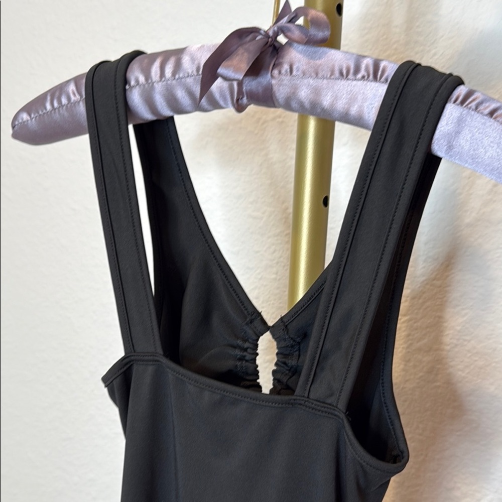 SHEIN Black Ruched Sleeveless Cutout Mini Midriff Cocktail Party Prom Dress S - Picture 6 of 10